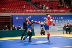 Sanda competition in Wudang