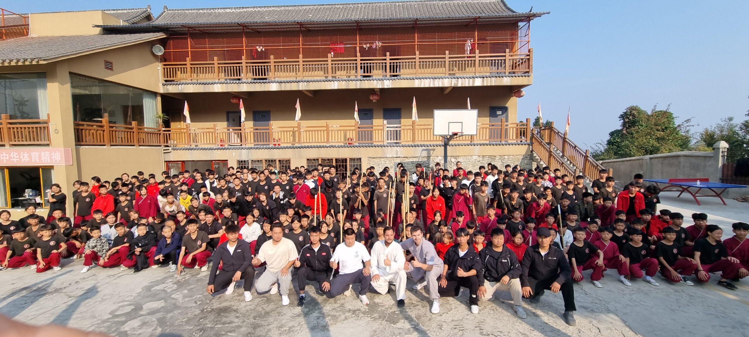Kung fu school in China